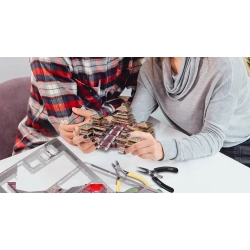 Metalowy Model 3D - Pałac Epang